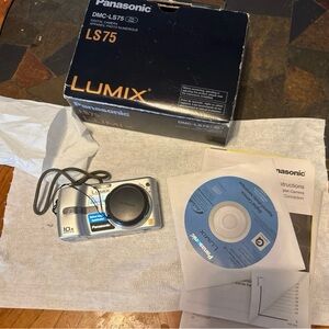 Panasonic Lumix LS75 Silver Camera with Accessories